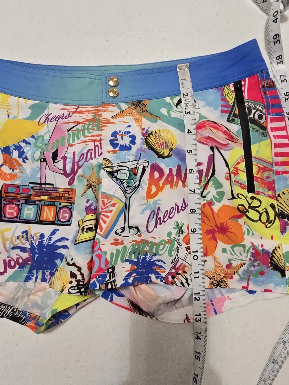 Bang Miami SUPER POP Beach Shorts 3.5